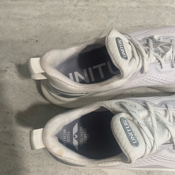 Unitus Mens Fortra White Athletic Sneakers size 10 - Picture 5 of 7